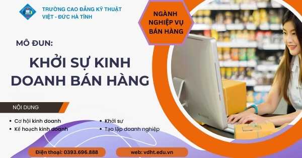 Khởi sự kinh doanh bán hàng