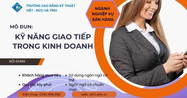 Kỹ năng giao tiếp trong kinh doanh