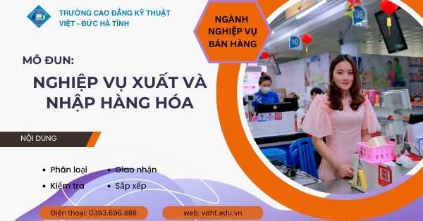 Nghiệp vụ xuất và nhập hàng hóa 