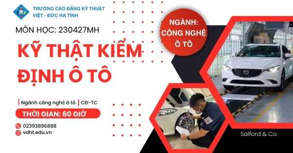 Kỹ thuật kiểm định ô tô